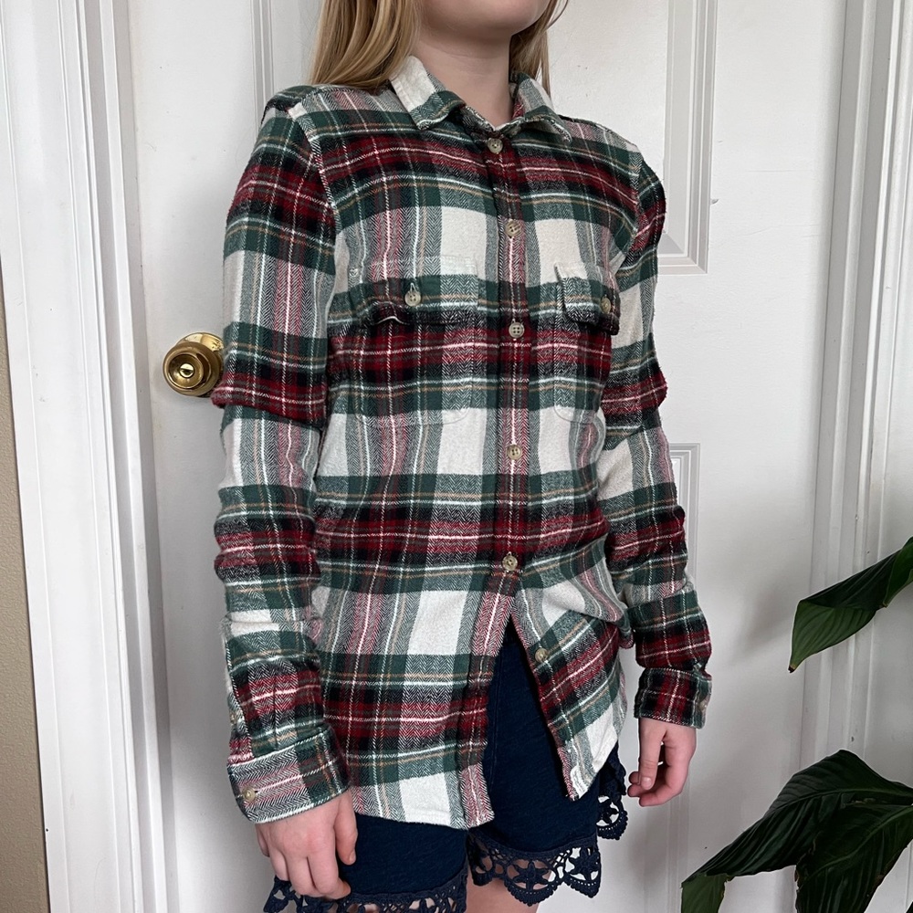 American Eagle Plaid shirt. Size XS